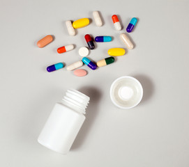 medicine box from the top