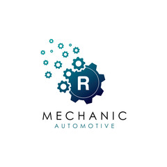 Techno Gear R Letter Logo