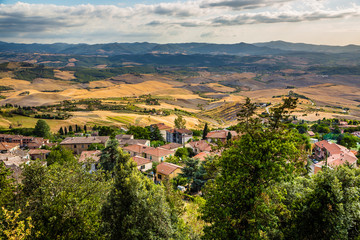 Fototapeta na wymiar Tuscan Rural Landscape - Volterra, Tuscany, Italy