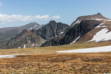 Beautiful stunning view of the mountain slopes.