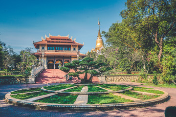 Buu Long pagoda or Thai pagoda in District 9, Ho Chi Minh City, Vietnam