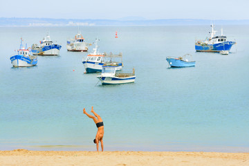 plaża w Cascais, Portugalia © VinyLove Foto