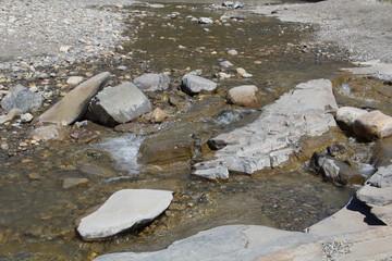 Rocks In The Creek, Nordegg, Alberta