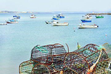 Port rybacki w Cascais, Portugalia