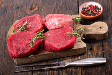 fresh chicken meat with ingredients for cooking