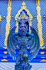 Wat Rong Suea Ten, Blue Temple, Chiang Rai, Thailand