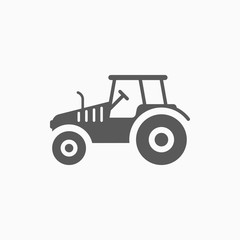 tractor icon, tractor vector