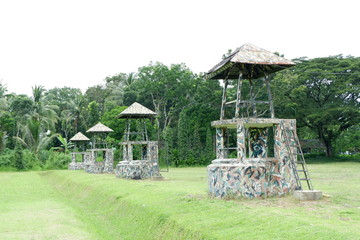 building for shooting and hunting practice sites