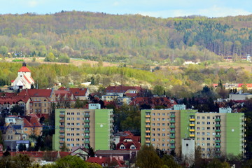 panorama miasta Elblag, Polska