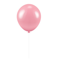 Pink Balloon Isolated