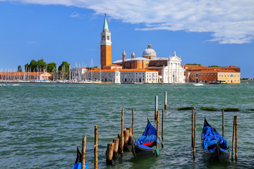  San Giorgio Maggiore island across from San Marco square in Venice, Italy
