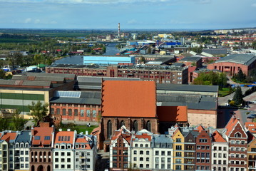 Obraz premium Stare miasto Elblag, Polska