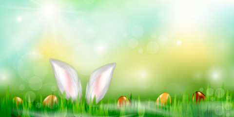 Fototapeta na wymiar Vector background for Easter.