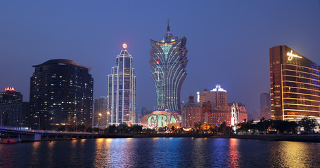 Obraz premium Macau at night
