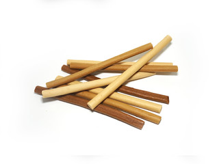 Dog Food Sticks With White Background