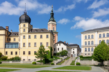 Fototapeta na wymiar Das Untere Schloss in Greiz, Thüringen, Deutschland