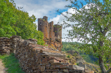 Château du Tournel, Lozère,Occitanie.