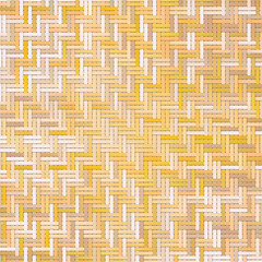 Texture or backdrop, virtual geometric pattern woven mat or rattan, for design background.