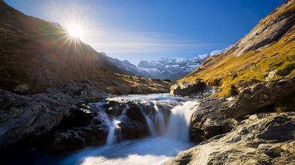 Fototapeta premium Waterfall on the Gave