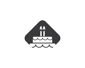 Cake logo vector ilustration