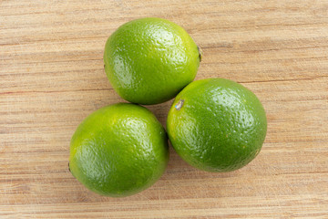 Green Lemon on the table