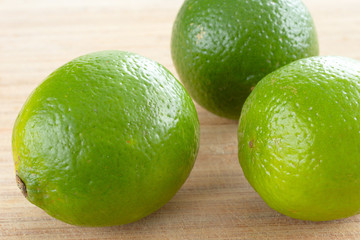 Green Lemon on the table