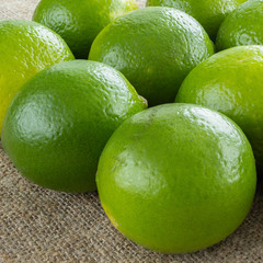 Green Lemon on the table