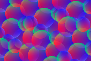 Gradient rounds. Geometric colorful background