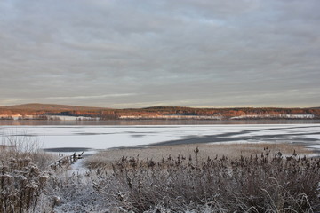 Winter on the lake