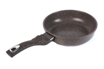 New Frying pan isolated on white background