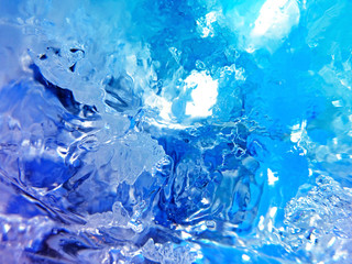 Abstract red glitter background.