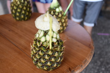 Ananas, napój, drink © Agata