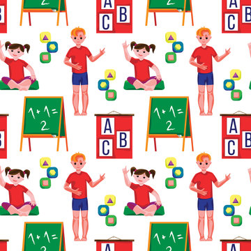 Kindergarten (preschool) classroom 