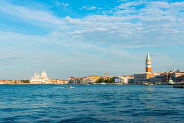 Fototapeta na wymiar The church and monastery at San Giorgio Maggiore in Venice