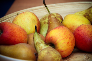 Bowl of apples and pairs