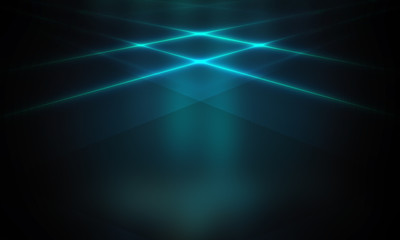 Product showcase spotlight background. Clean photographer studio. Abstract blue background with...