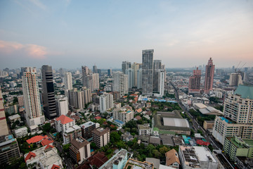 Naklejka premium Cityscape of Bangkok,Thailand