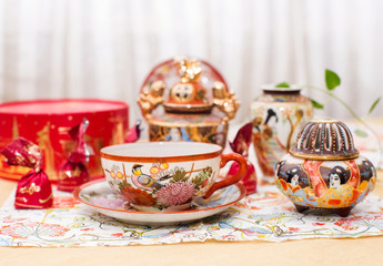 Tea party Chinese porcelain
