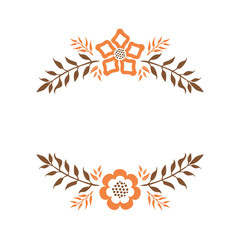 floral cut out files, custom vinyl decals, simple floral cut out