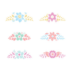 floral cut out files, custom vinyl decals, simple floral cut out