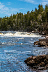 Big Falls, Sir Richard Squires Memorial Provincial Park, Newfoundland, Canada