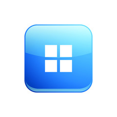 Modern Apps 4 Grid Menu Icon Button Logo