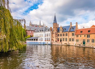 Canal in Bruges, Belgium