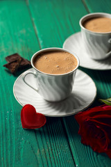 Hot chocolate for St Valentine's day