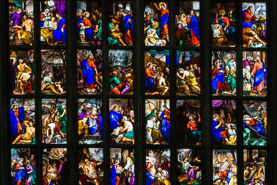 Stained Glass Saints