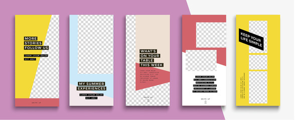 Editable Instagram Stories template. Streaming. 