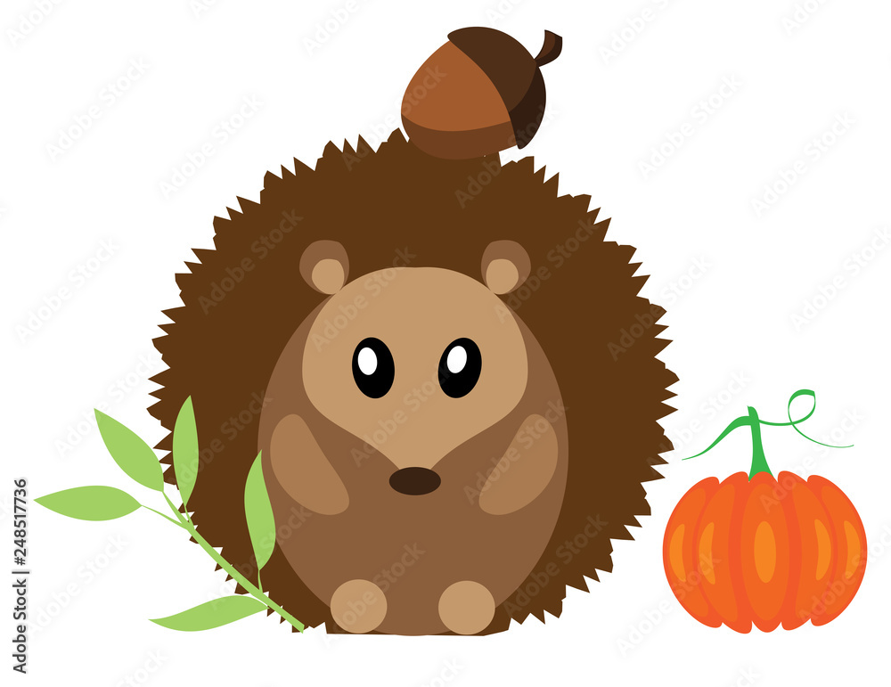 Sticker Vector Woodland Animal