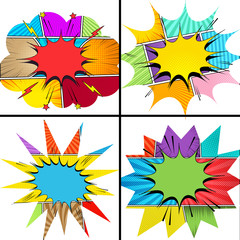 Comic bright explosive composition