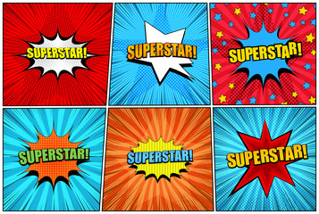 Comic superstar bright collection