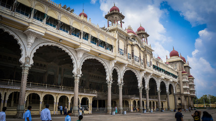 Fototapeta na wymiar Mysore palace 